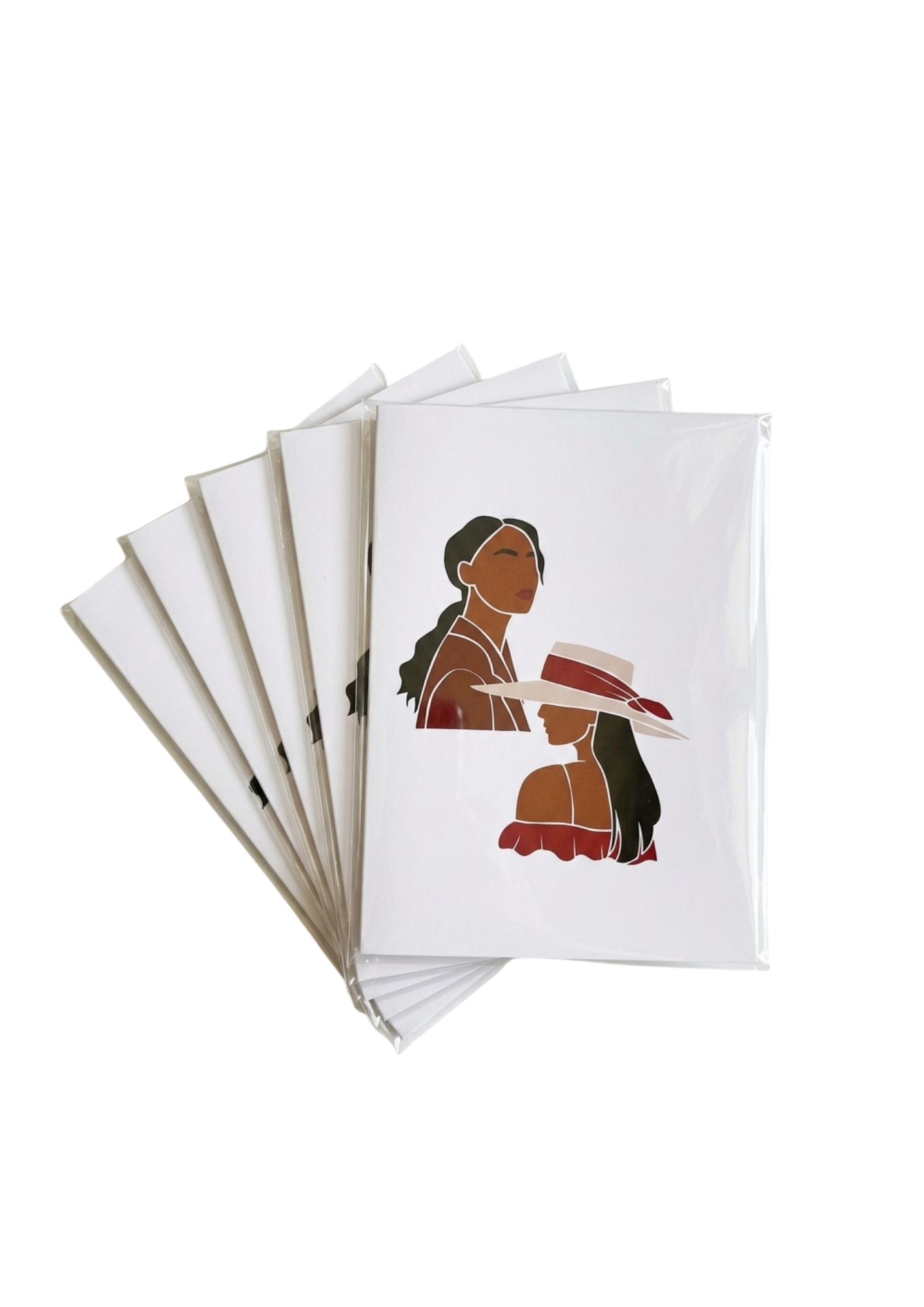 Minimalist Women’s Illustration Greeting Card Pack