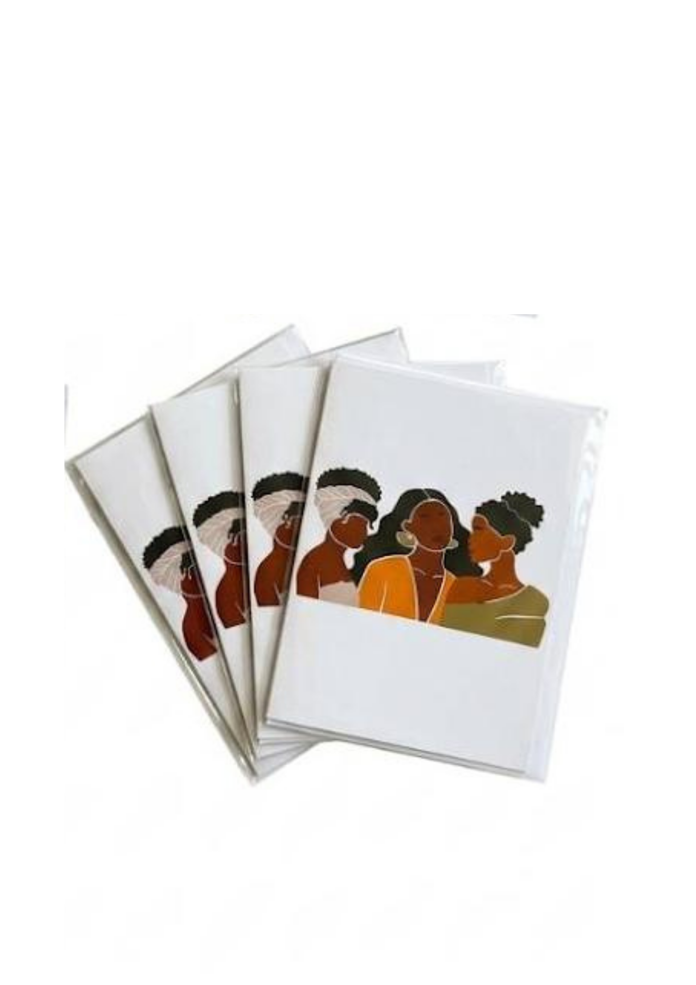 Contemporary Sisterhood & Women Empowerment Greeting Card Set